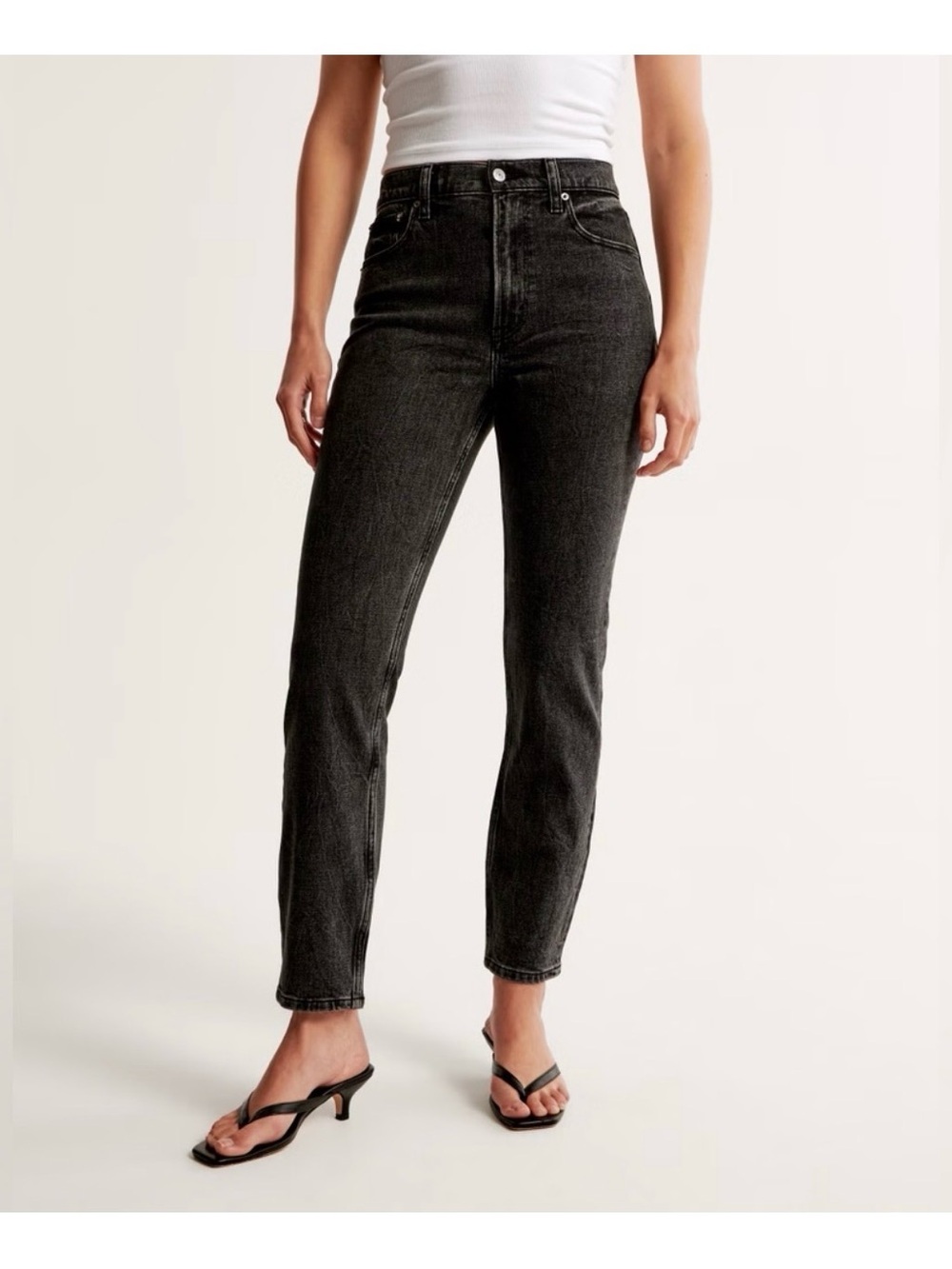 Abercrombie High-Rise Mom Jeans